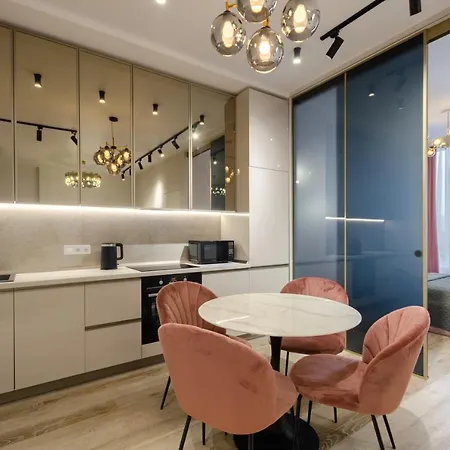 公寓 Petrovdom ж38 In Luxury At 68 Zhylyanska Street,38 Perlyna *