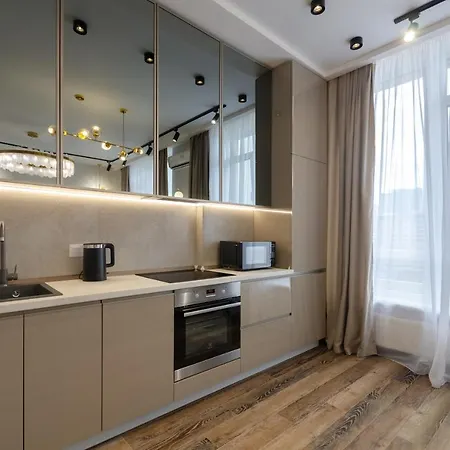 公寓 Petrovdom ж38 In Luxury At 68 Zhylyanska Street,38 Perlyna *